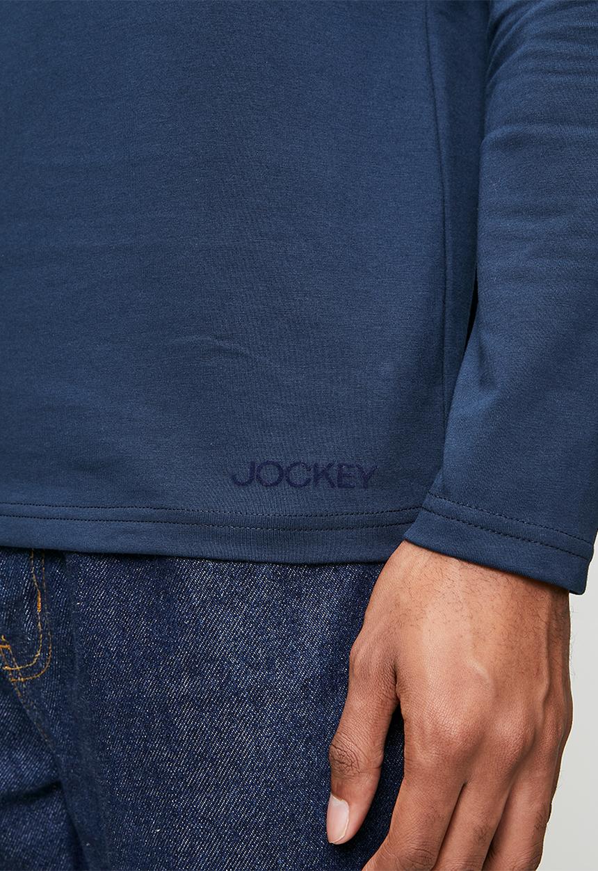Jockey - Cotton Long Sleeve T-shirt - Blue