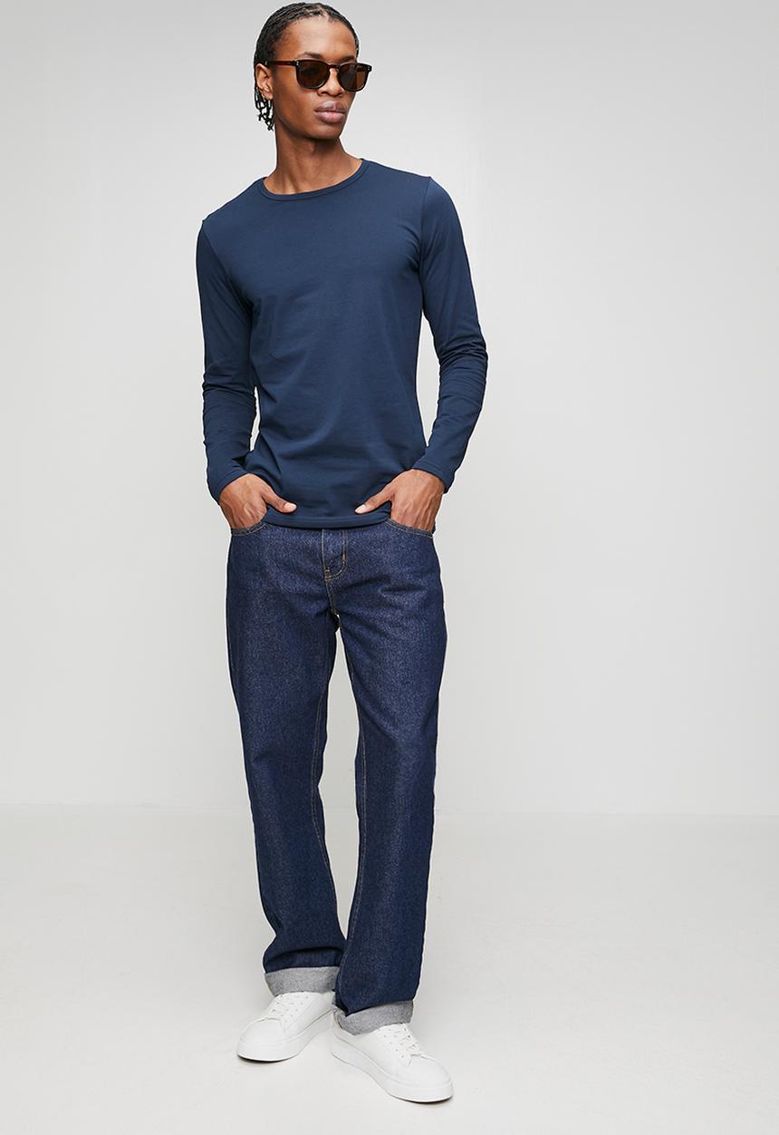 Jockey - Cotton Long Sleeve T-shirt - Blue