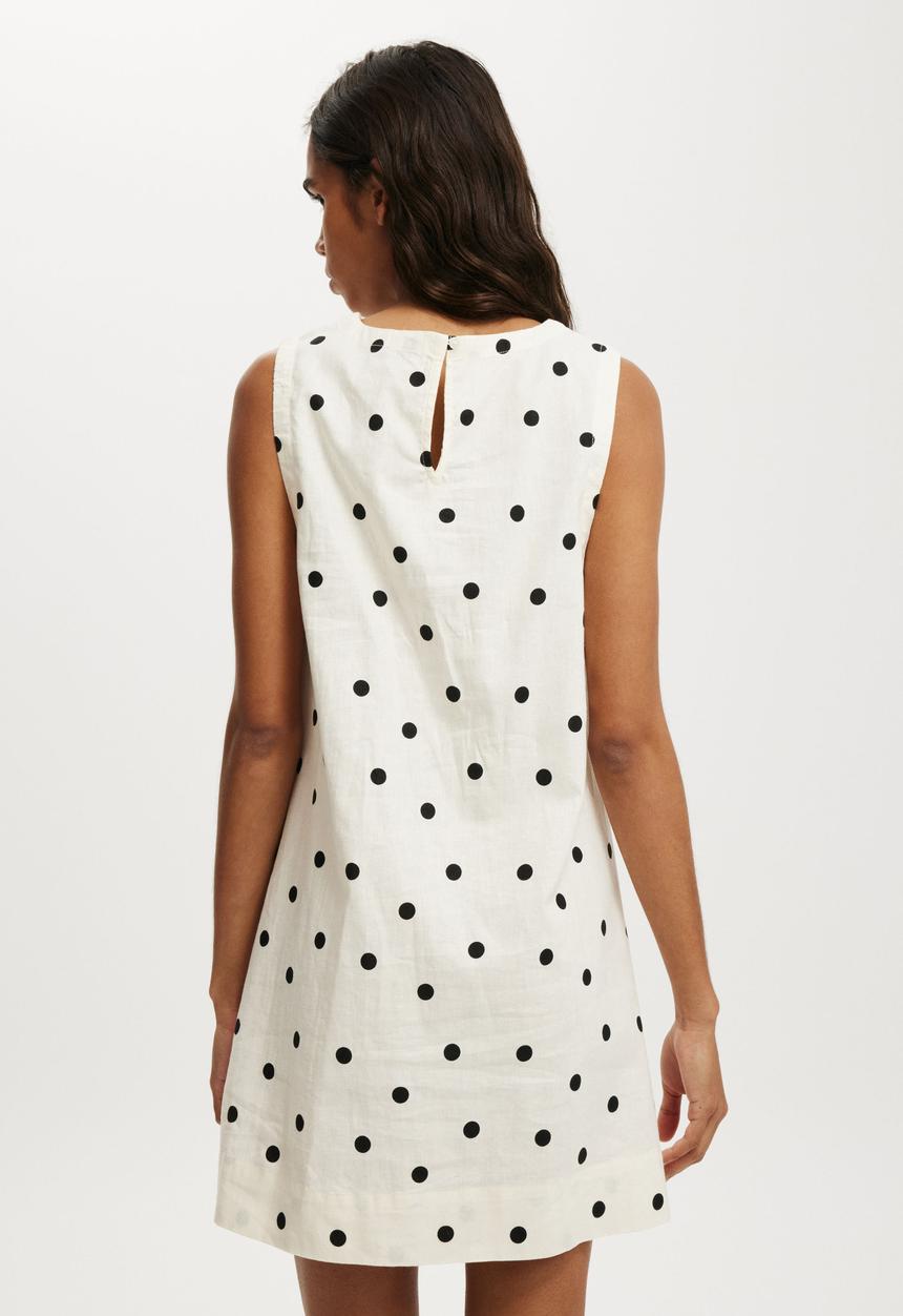 Cotton On - Shift Mini Dress - Remi Polka Dot