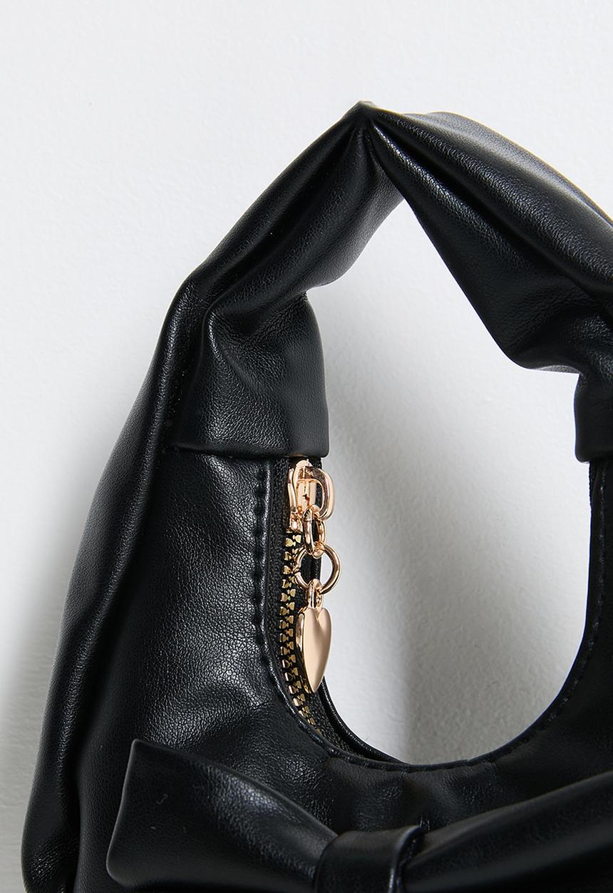 Pop Candy - Faux leather shoulder bag - black