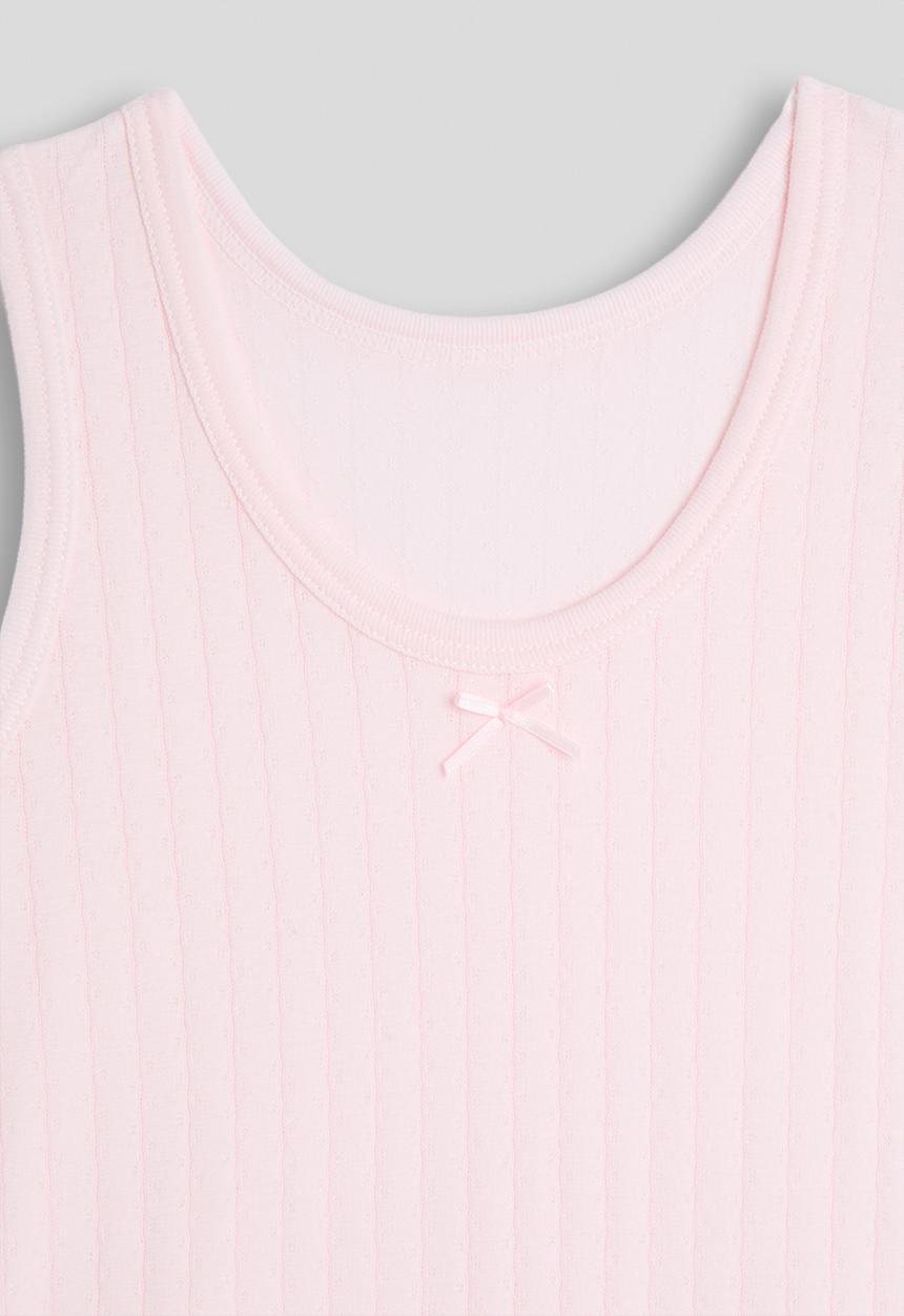 Pop Candy - 2 Pack vest - white/pink