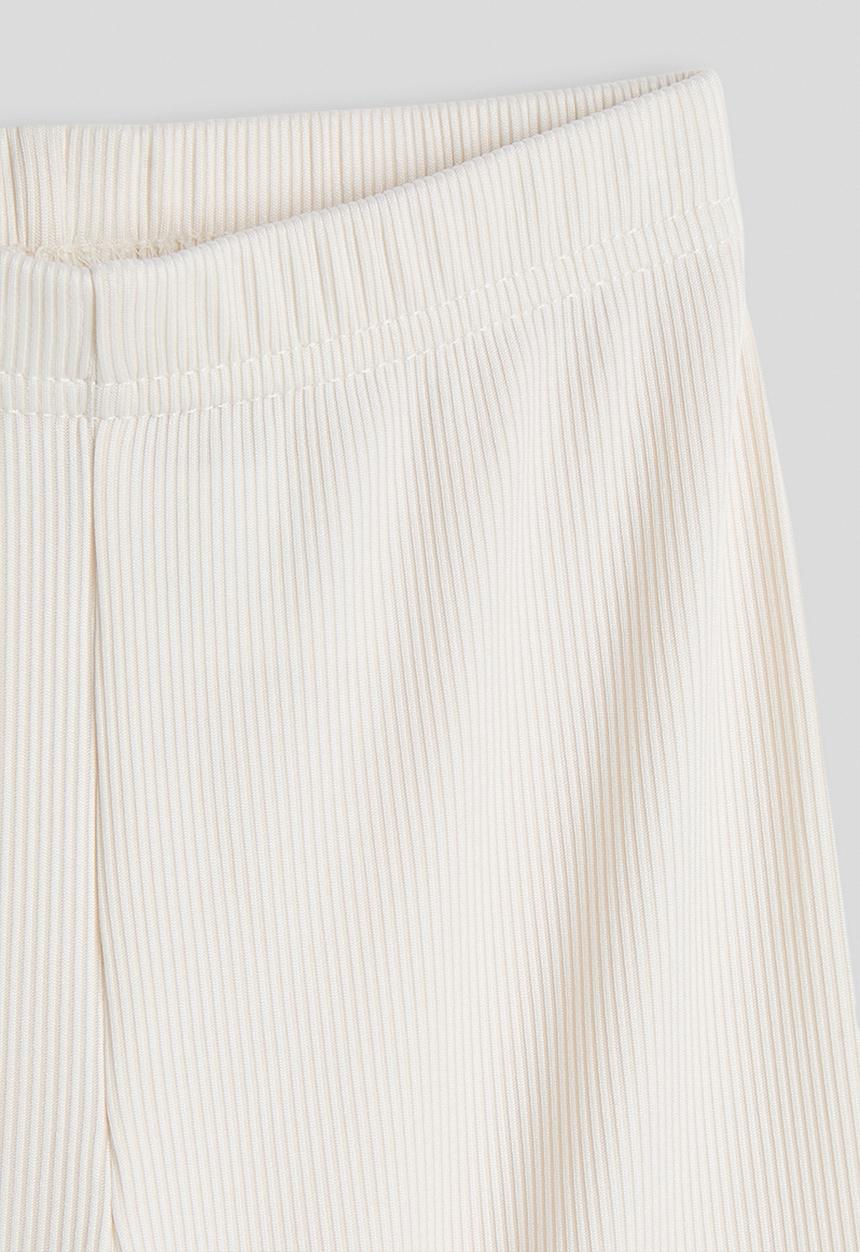 Pop Candy - Tulle overlay peplum tee with capri leggings - pink/cream