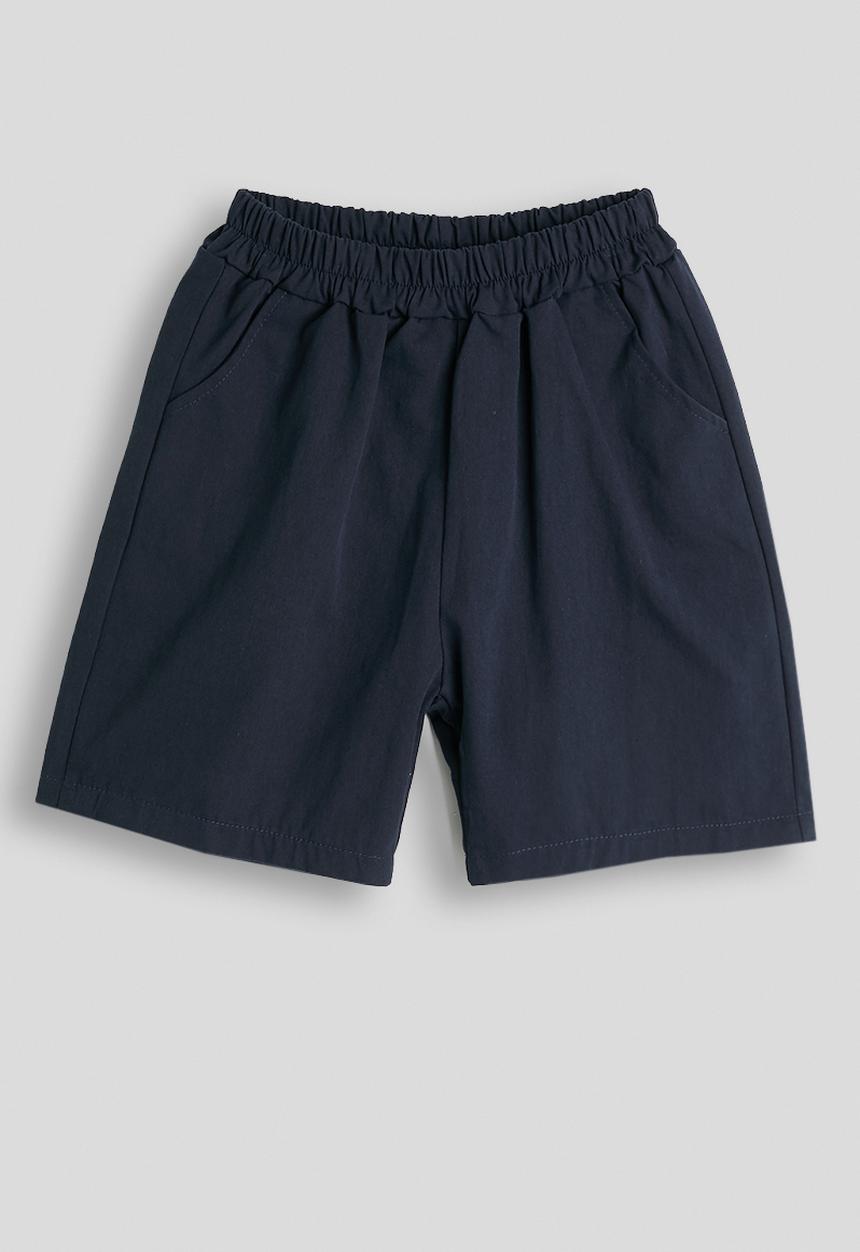 Pop Candy - Striped tee with plain shorts - navy/yellow