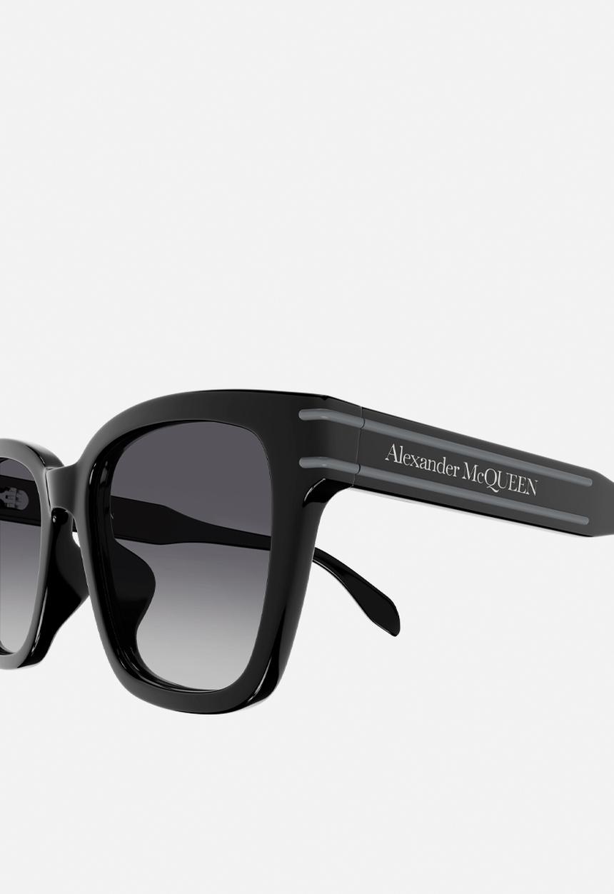 Alexander McQueen - AM0399SA-001 55 Sunglass  - Black