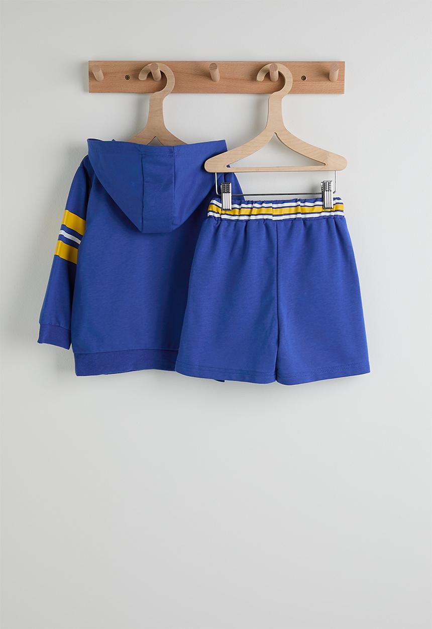 Pop Candy - Hoodie with sweatshorts - royal blue / multi