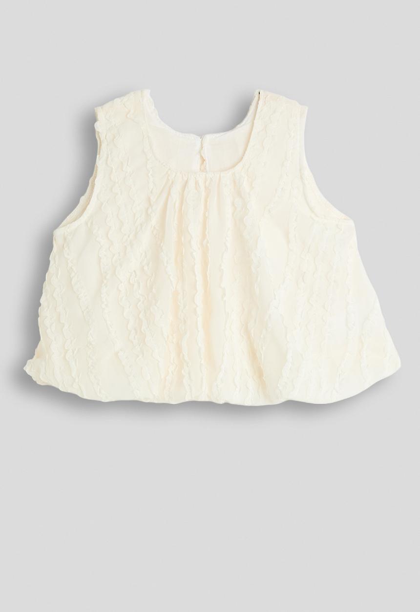 Pop Candy - Blouse and jeans - white & blue