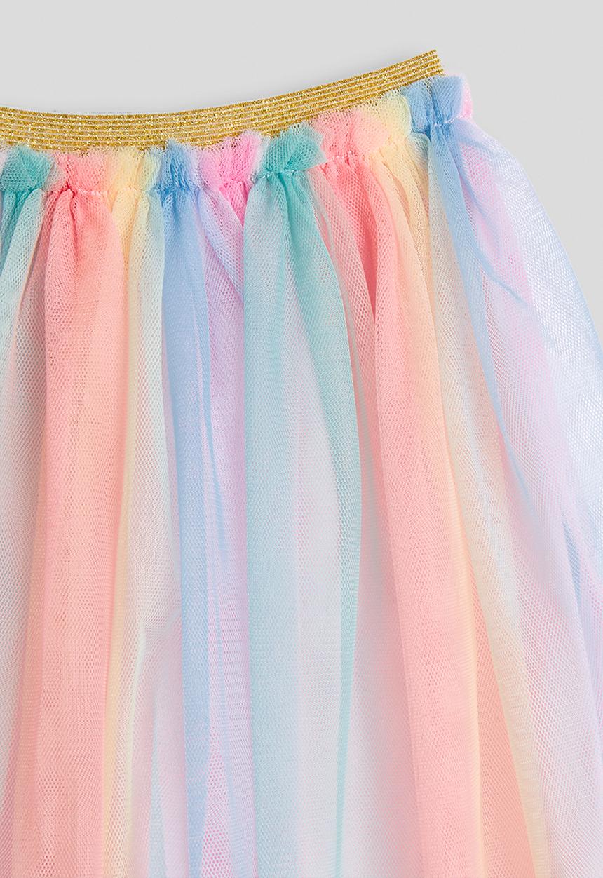 Pop Candy - Graphic tee with tulle skirt - pink/multi