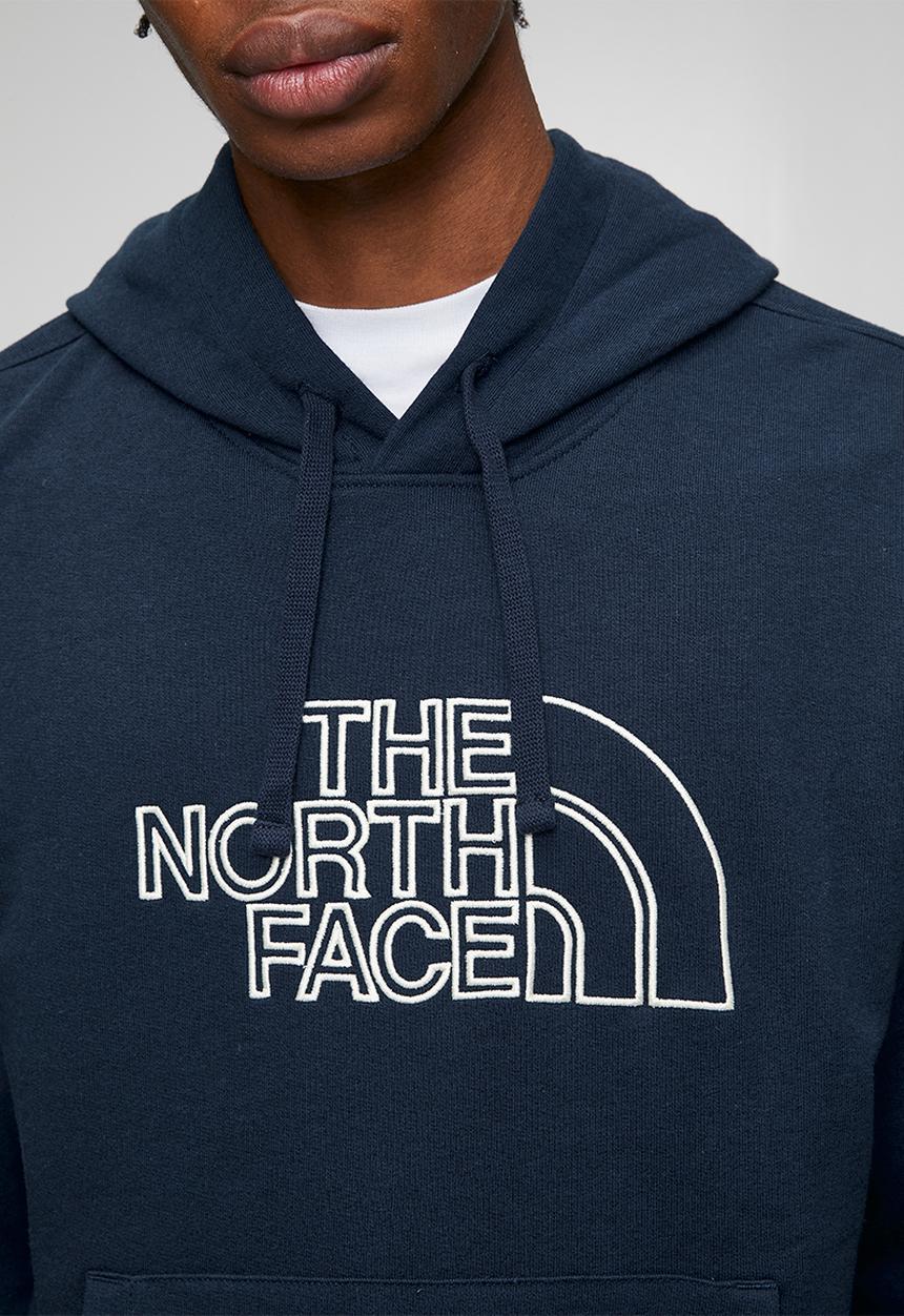 The North Face - M Drew Peak Light Regular Hoodie - Summit Navy-Desert Stone