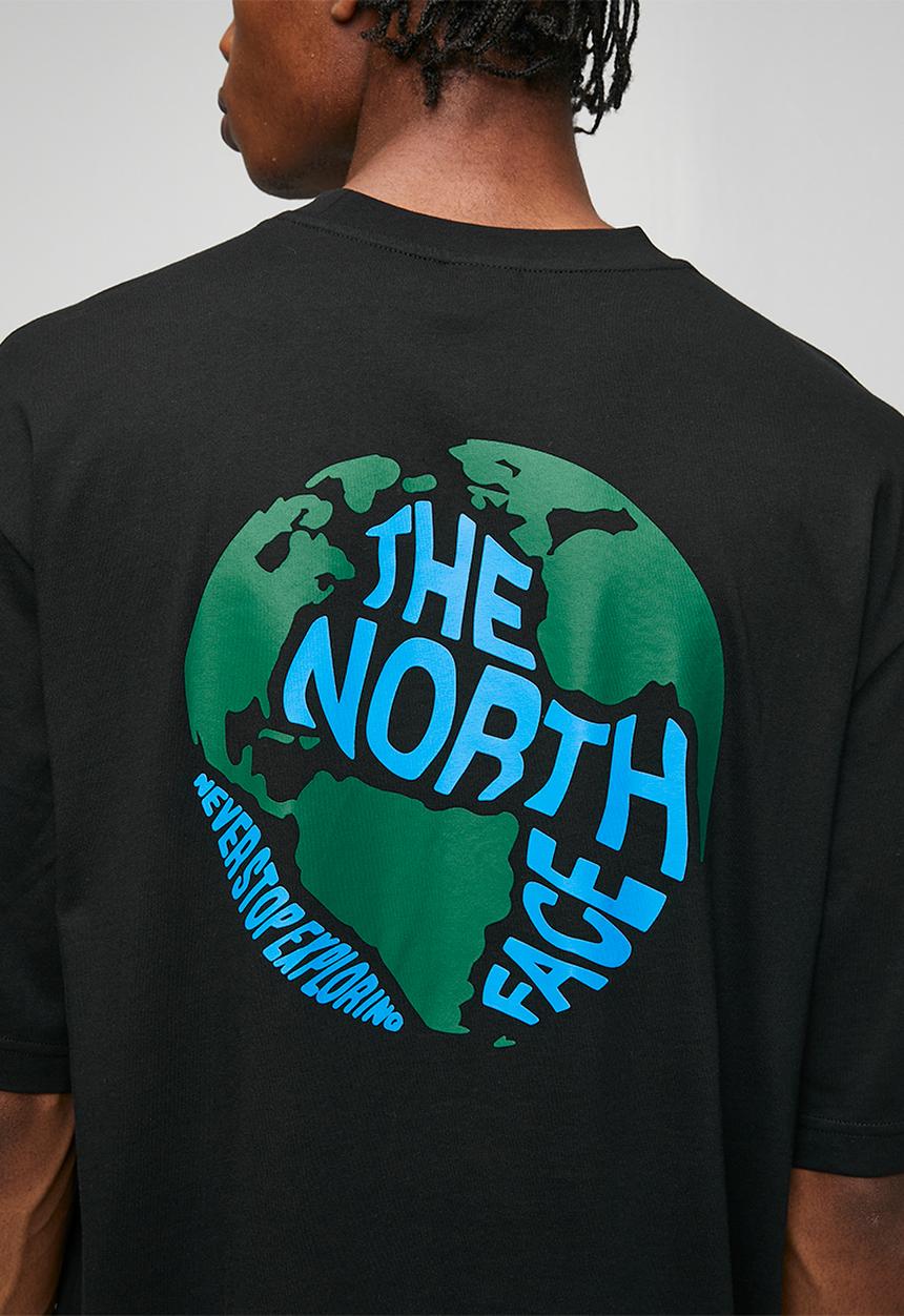 The North Face - M Short Sleeve Tnf Globe Tee Oversize Fit - Tnf Black
