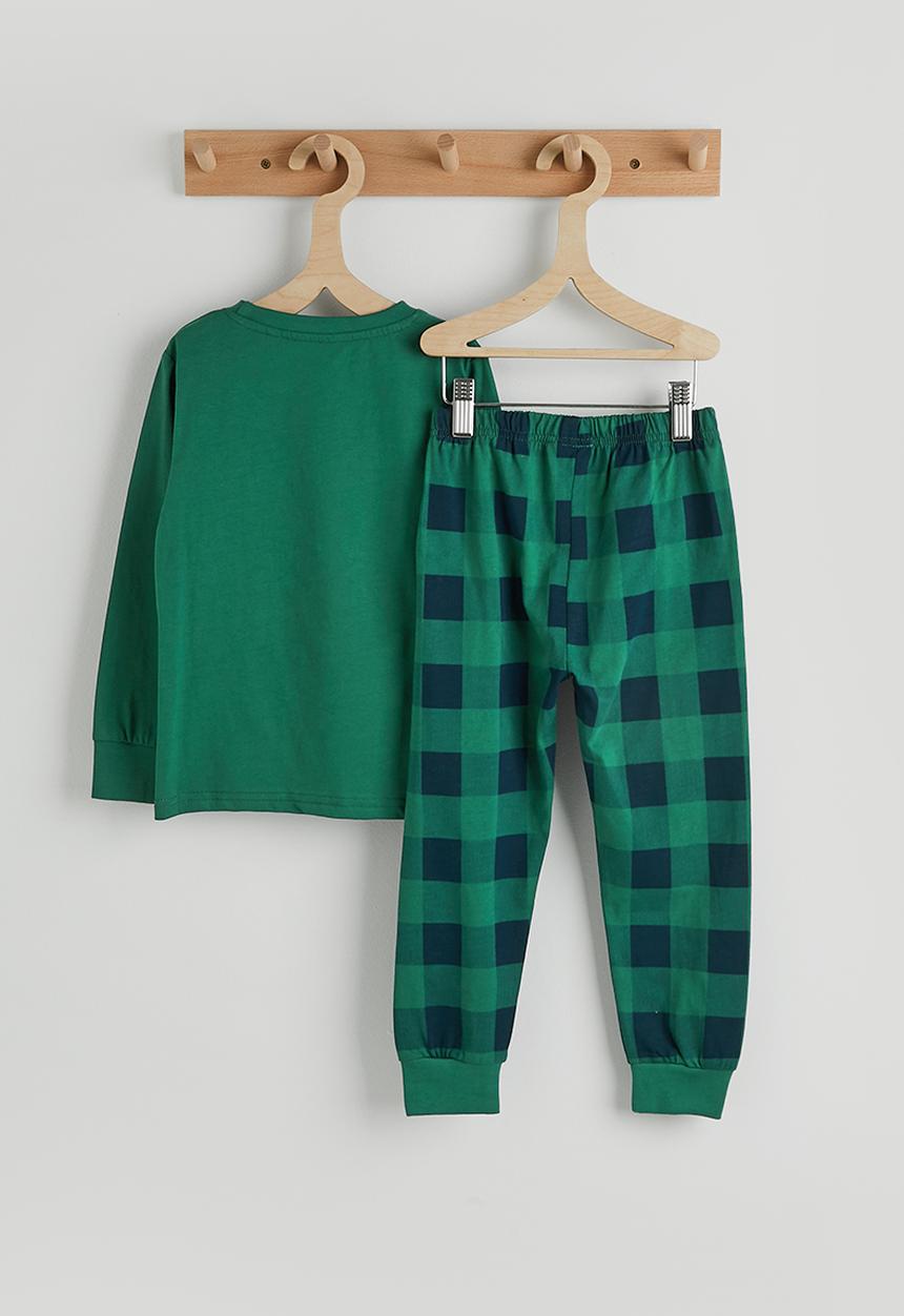 Pop Candy - Long sleeve pj set - dark green