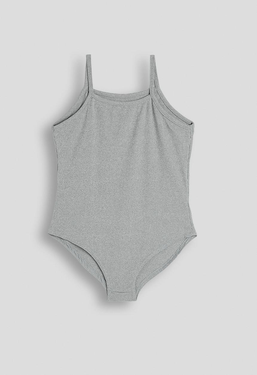 Pop Candy - Camisole bodysuit with cargo-style joggers - grey