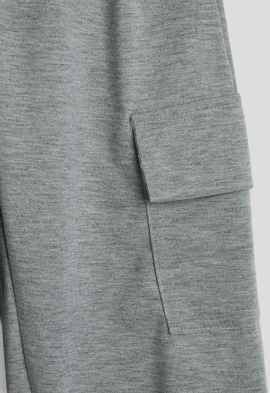Pop Candy - Camisole bodysuit with cargo-style joggers - grey