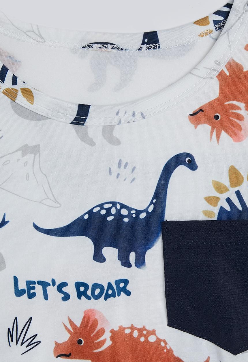 Pop Candy - Short pj set - dino aop/navy