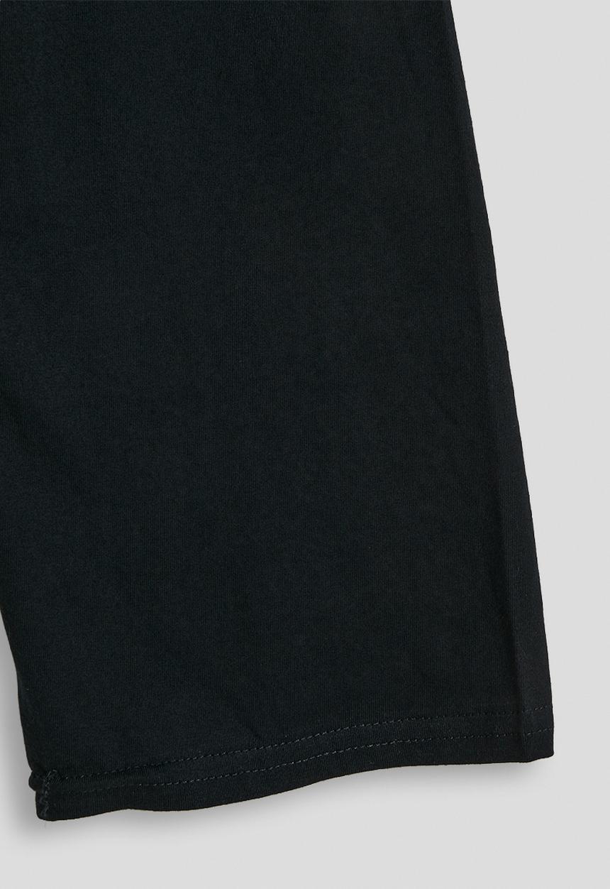 Pop Candy - Plain wide leg pj pants - black