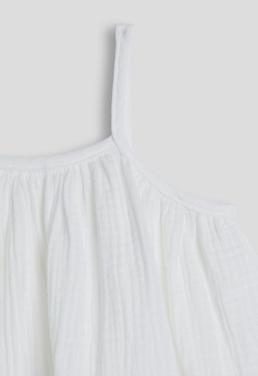 Pop Candy - A-line camisole top and shorts - white