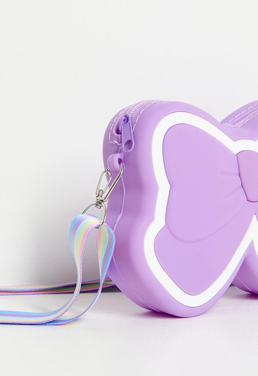 Pop Candy - Bow shaped crossbody bag - lilac