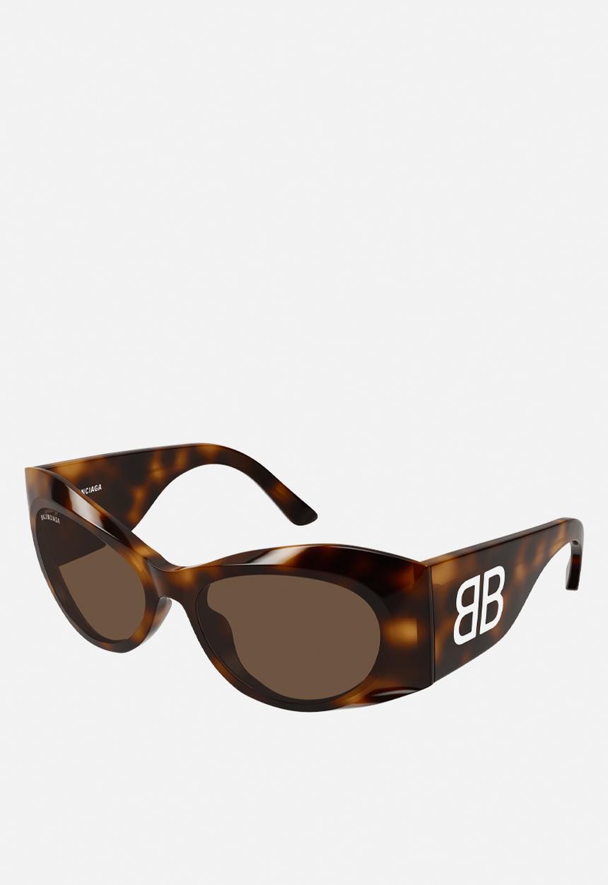 Balenciaga - BB0394S-002 XL Sunglasses - Havana