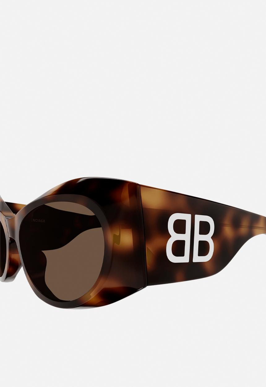 Balenciaga - BB0394S-002 XL Sunglasses - Havana