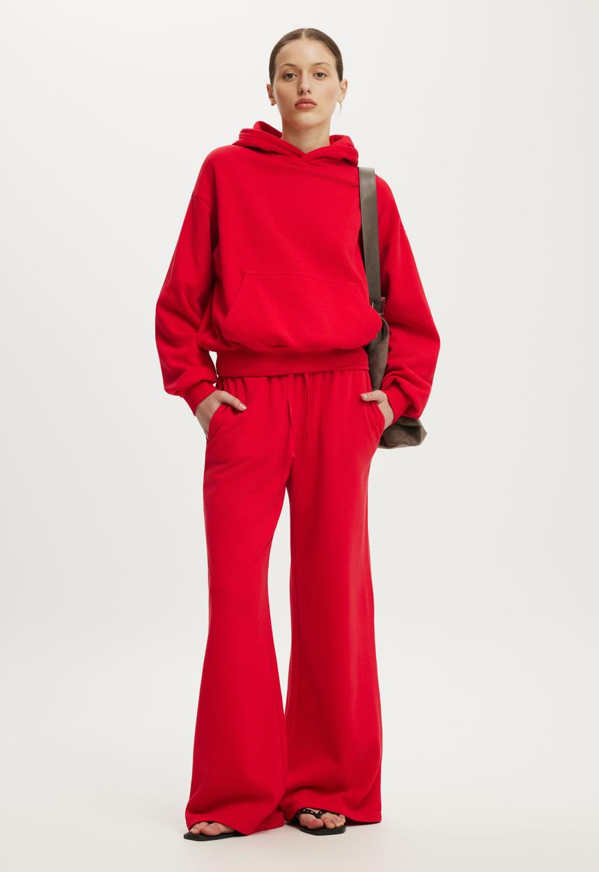Cotton On - Baggy Sweatpant - Deep Red