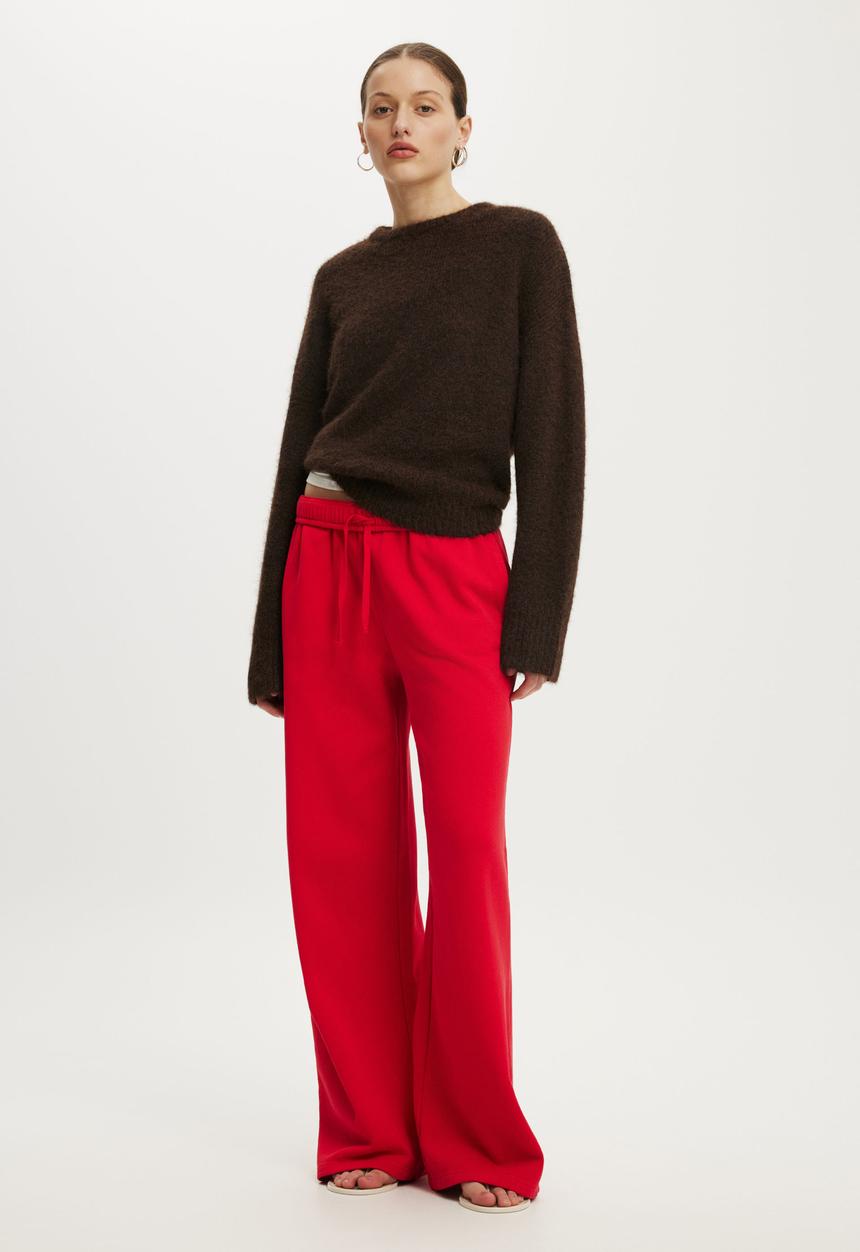 Cotton On - Baggy Sweatpant - Deep Red