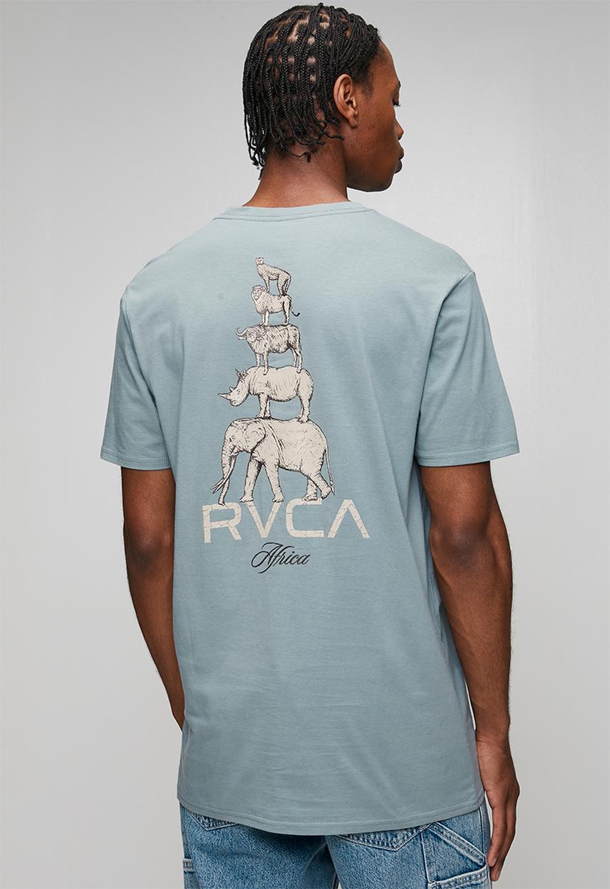 RVCA - Big 5 Stack Short Sleeve - Lead