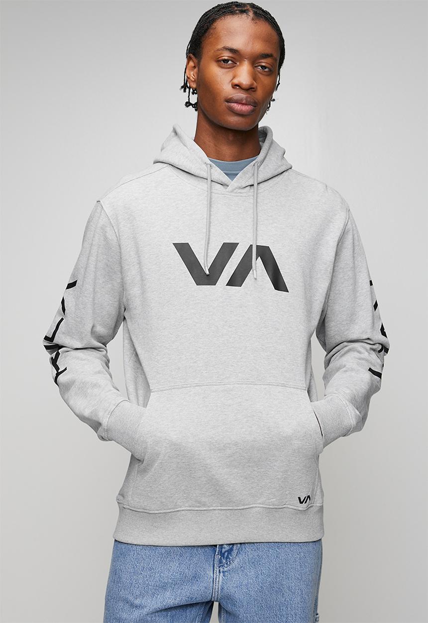 RVCA - Big Rvca 3X Hoodie - Grey Noise Mocktwist