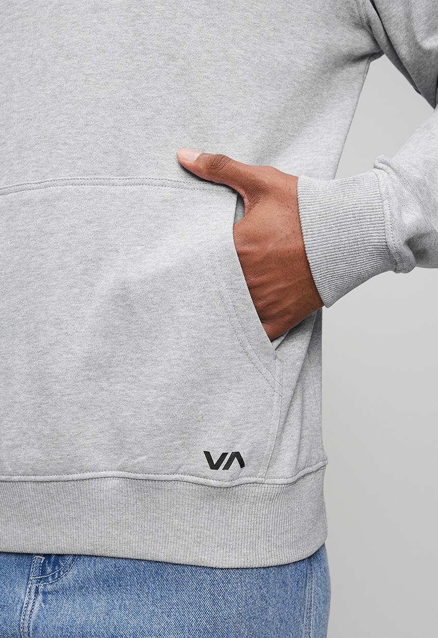 RVCA - Big Rvca 3X Hoodie - Grey Noise Mocktwist