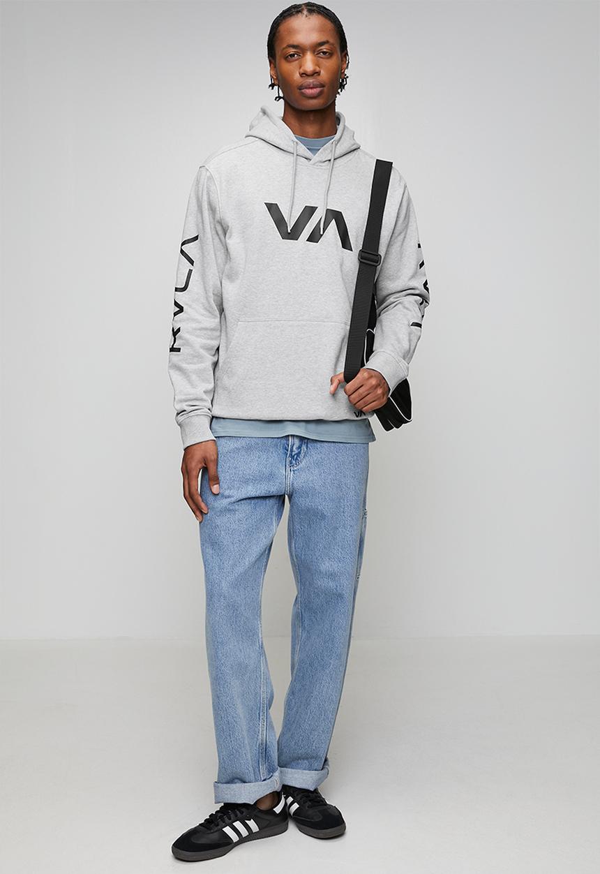 RVCA - Big Rvca 3X Hoodie - Grey Noise Mocktwist