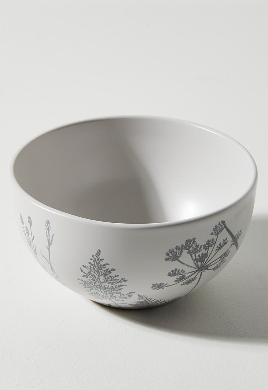 Excellent Houseware - Flora bowl set of 4 - Grey