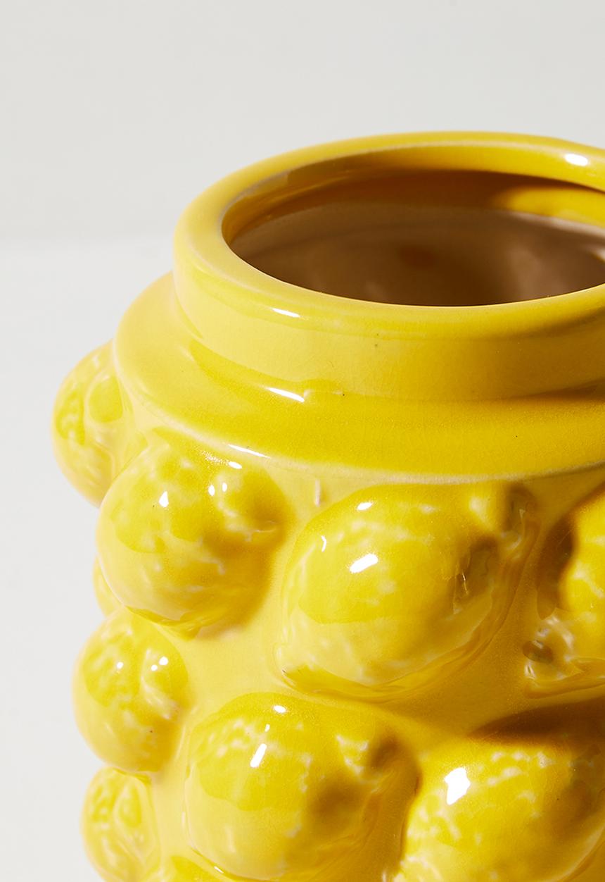 H&S - Lemons vase - Yellow