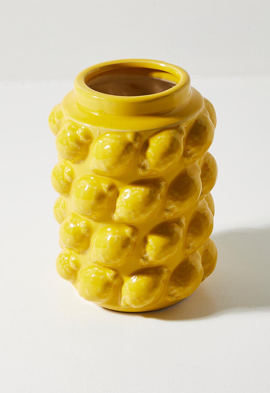 H&S - Lemons vase - Yellow