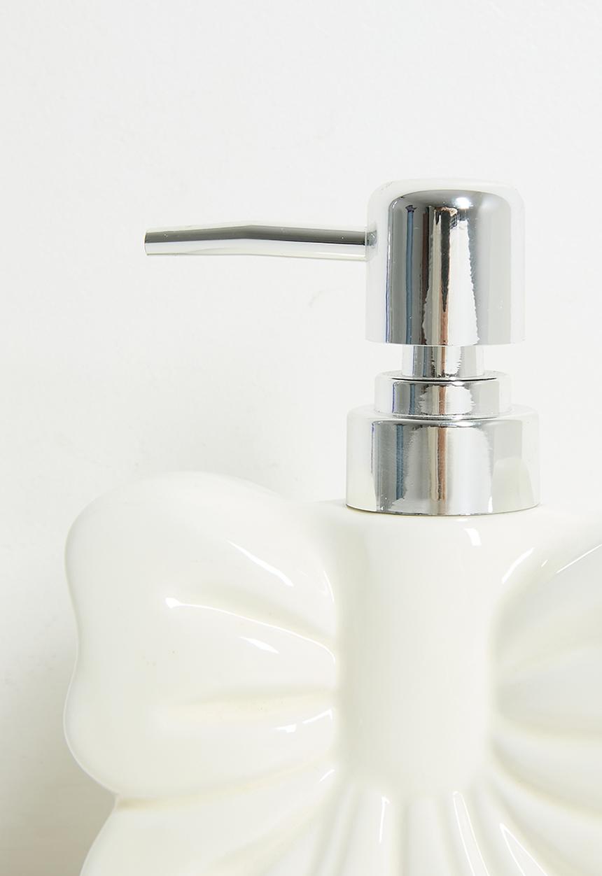 Pop Candy - Bow design soap dispenser - off white