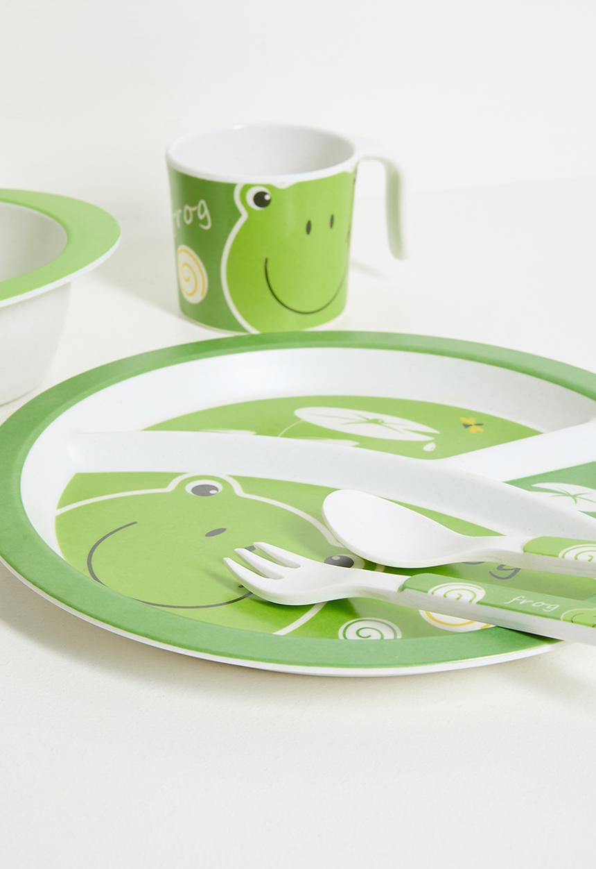 Pop Candy - Frog baby feeding kit - green