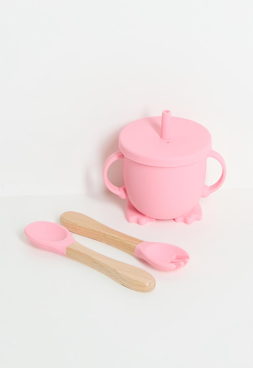 Pop Candy - Silicone baby tableware - pink