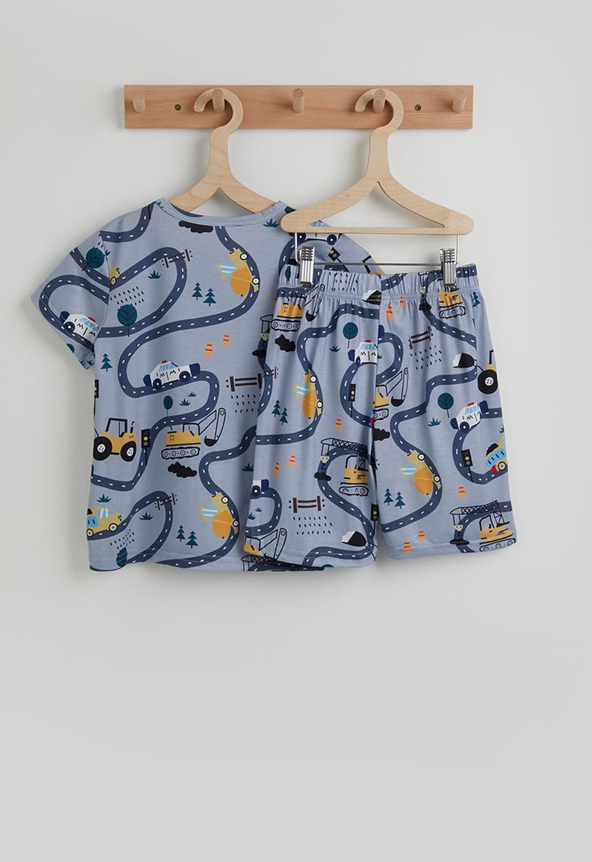 Pop Candy - Short pj set - grey/roadmap