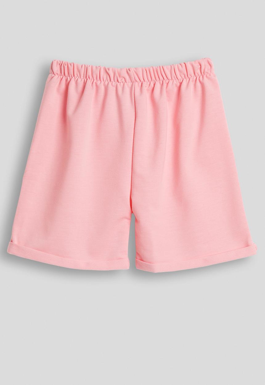 Pop Candy - Rolled cuff shorts - pink