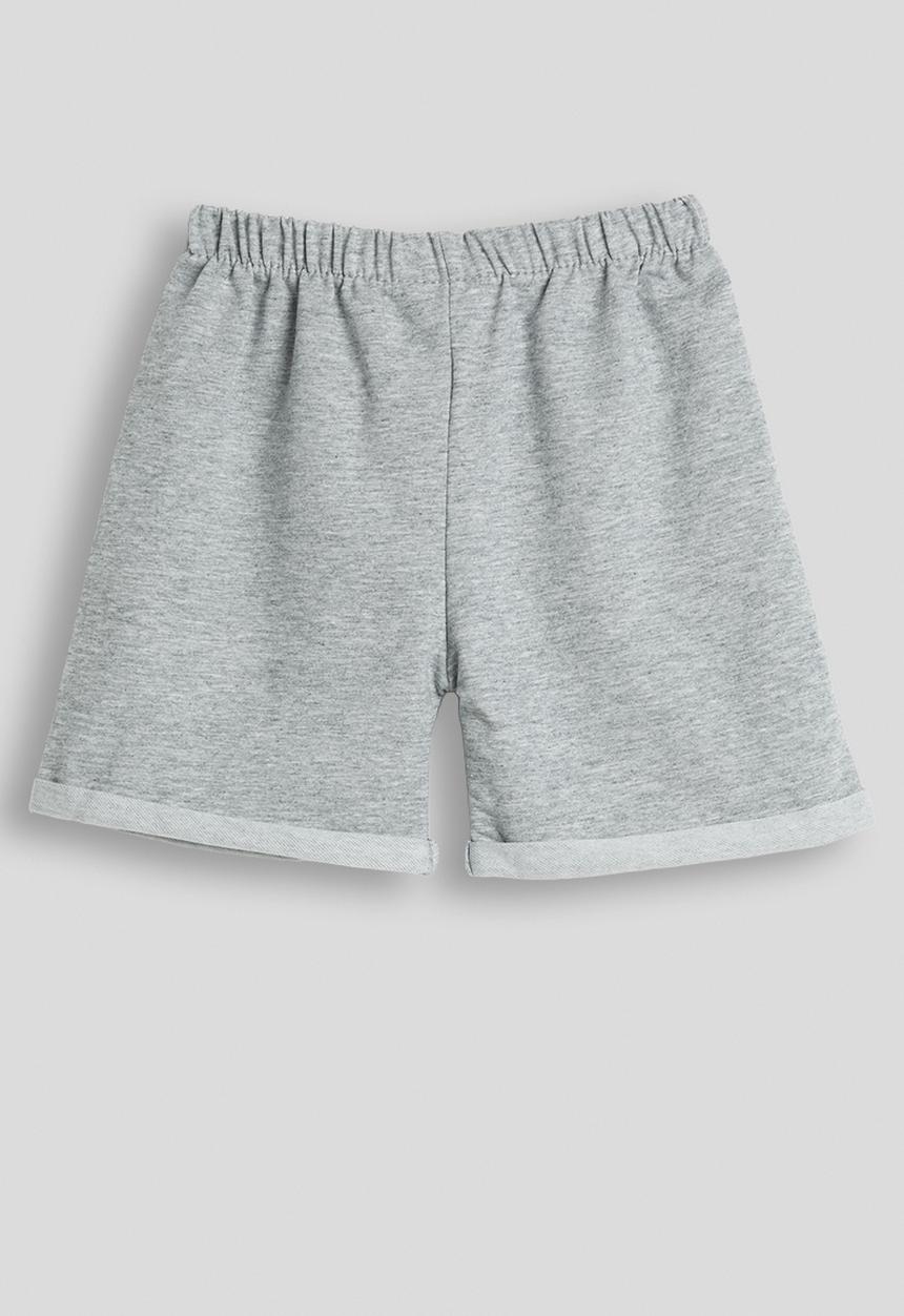 Pop Candy - Rolled cuff shorts - grey