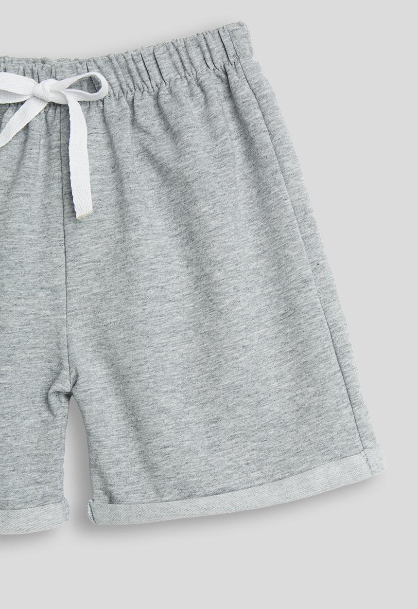 Pop Candy - Rolled cuff shorts - grey