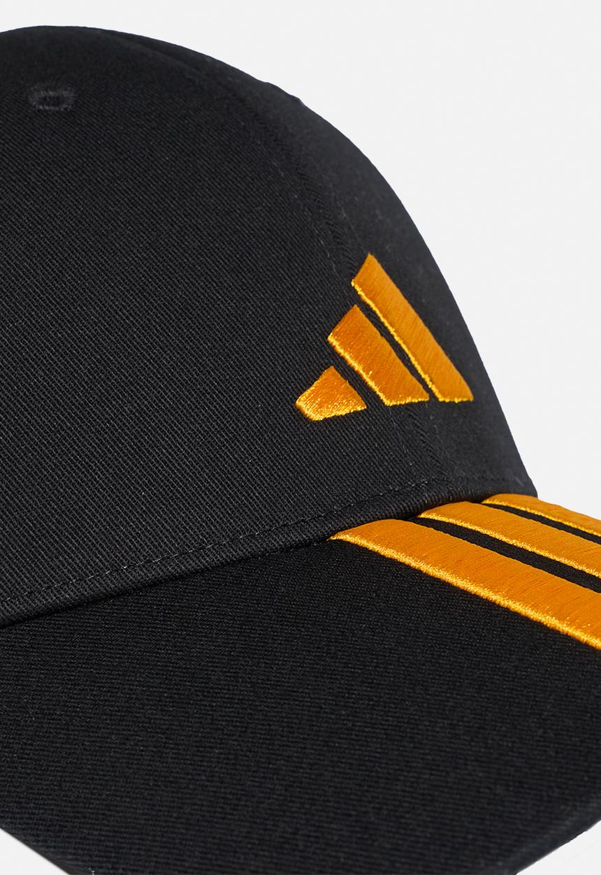 adidas Performance - Baseball 3 stripe cap nl - black/collegiate gold