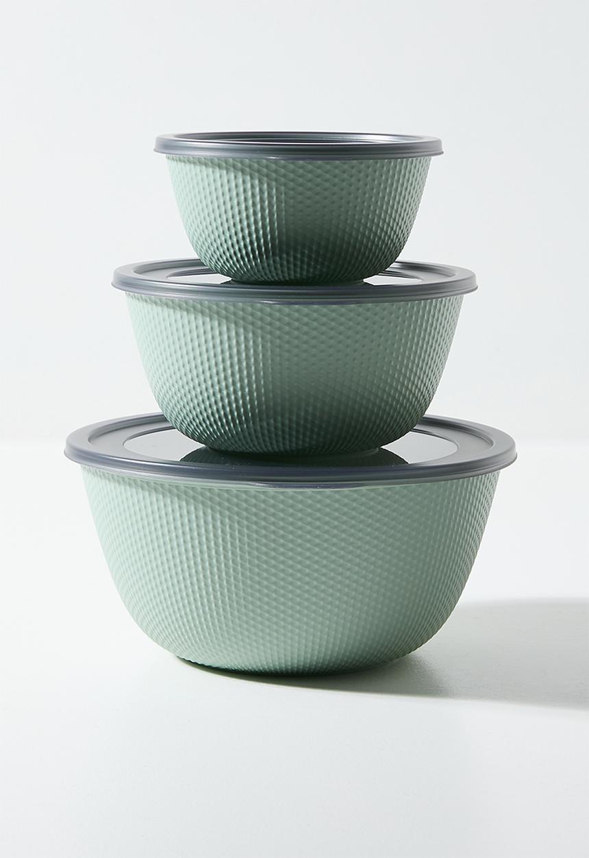 Excellent Houseware - Lope food storage set of 3 - Sage