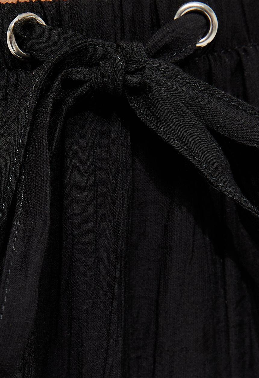 New Look - Kendall crinkle balloon trouser - black