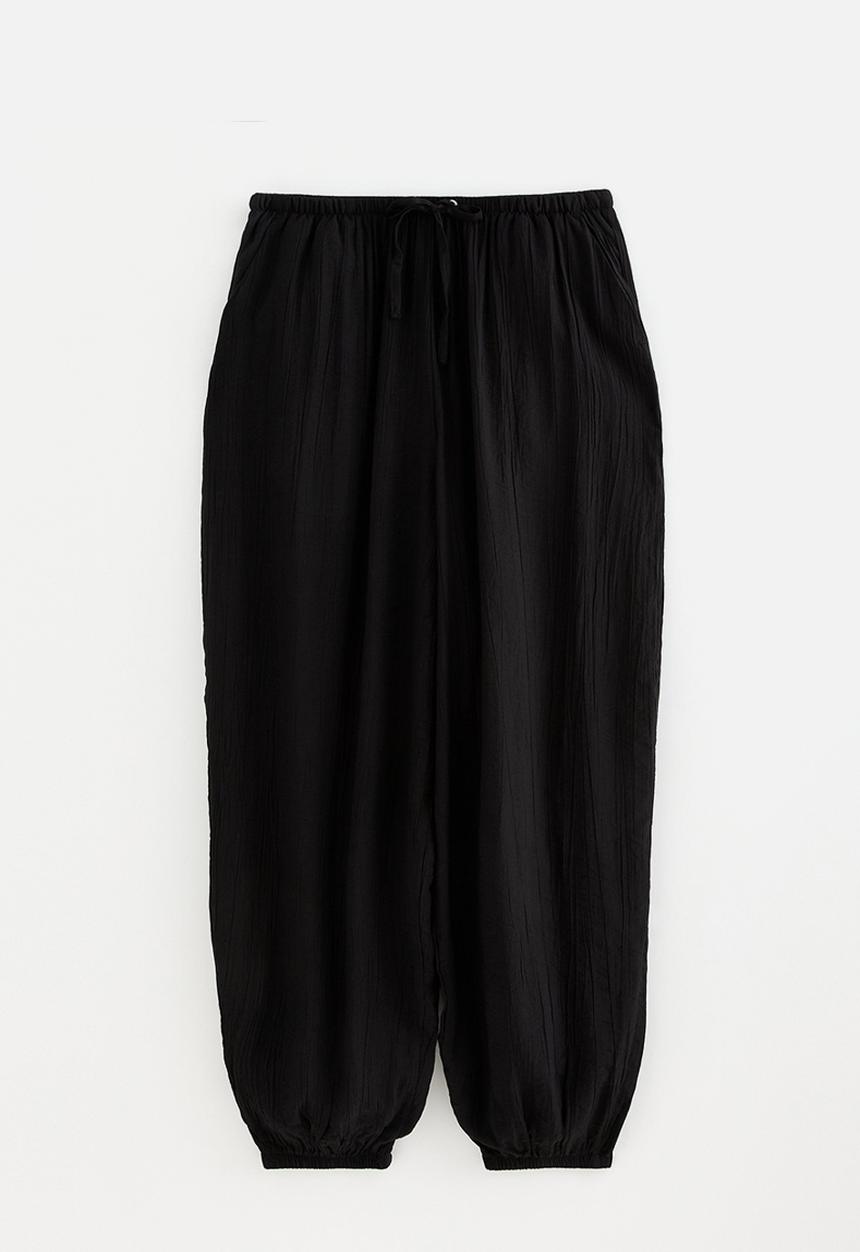 New Look - Kendall crinkle balloon trouser - black