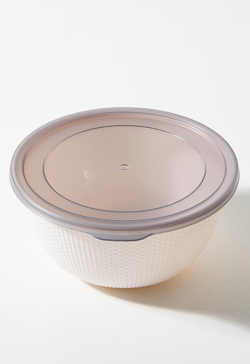 Excellent Houseware - Lope food storage set of 3 - White