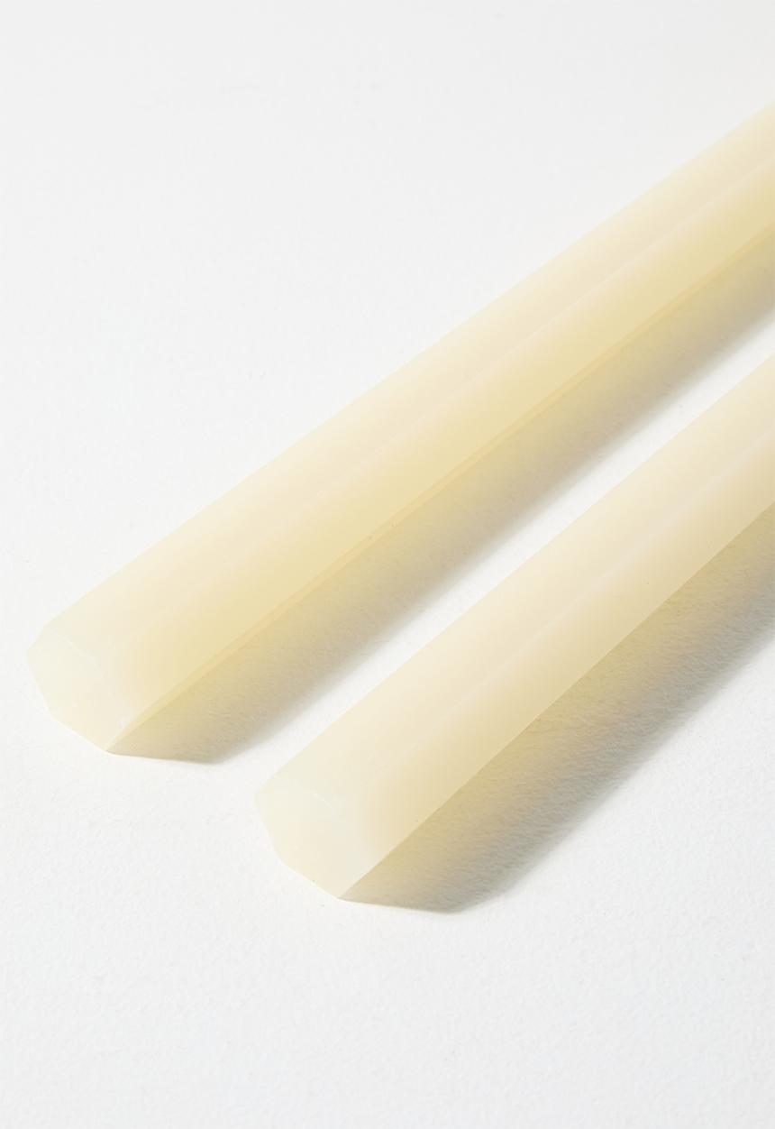 H&S - Dinner candle set of 2 - Ivory