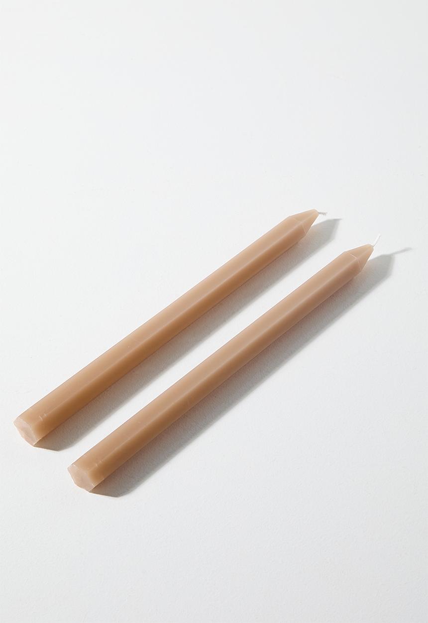H&S - Dinner candle set of 2 - Blush