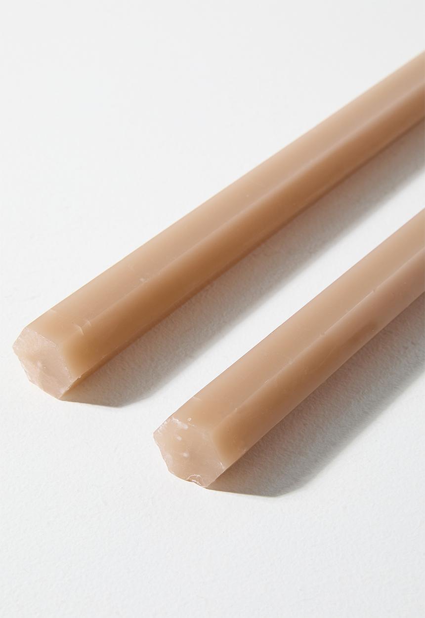 H&S - Dinner candle set of 2 - Blush