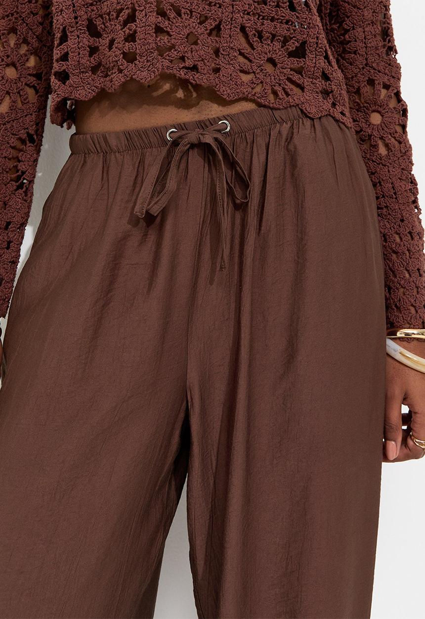 New Look - Kendall crinkle balloon trouser - mink