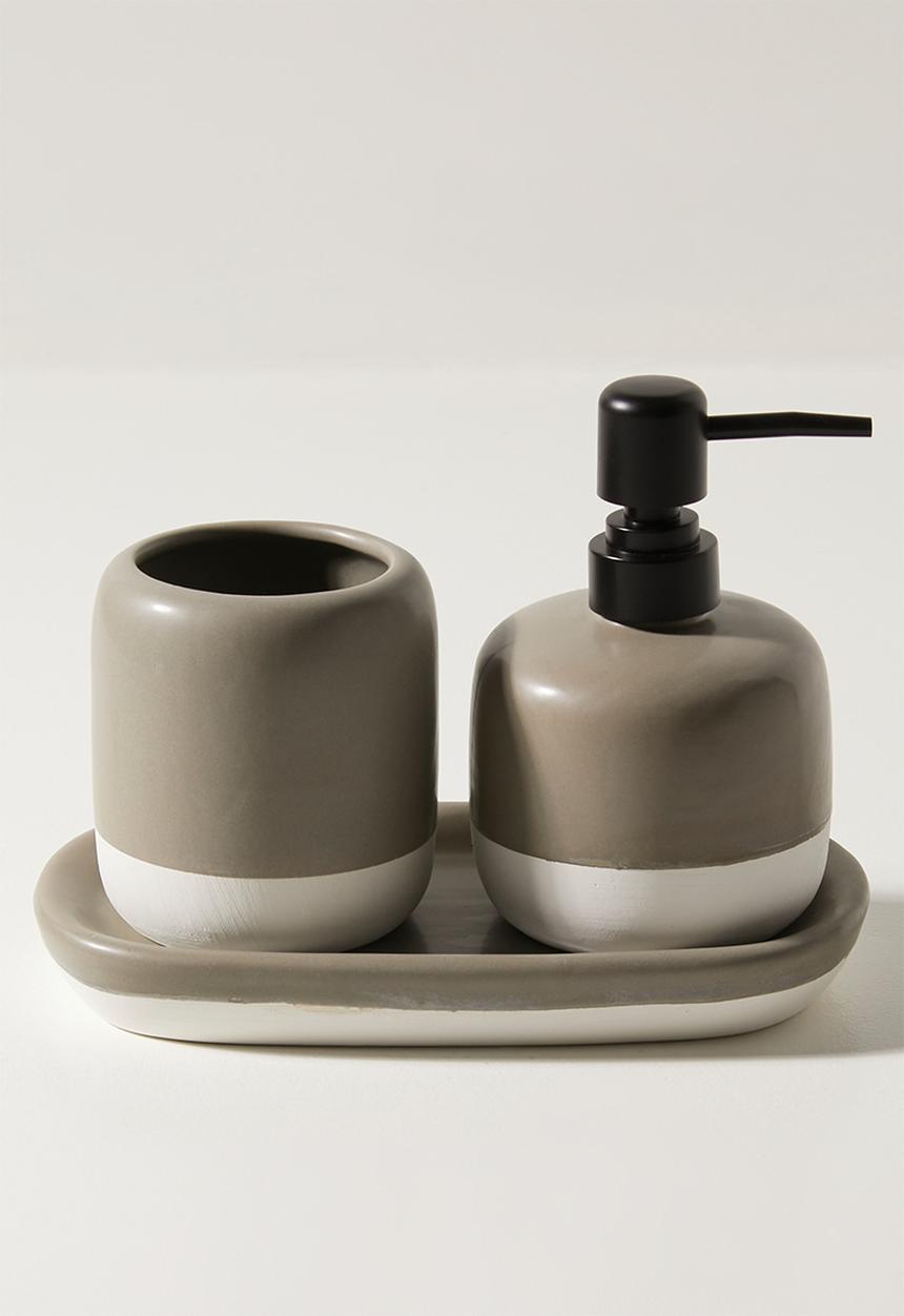 Bathroom Solutions - Urban 3pc bathroom acc set - Sand