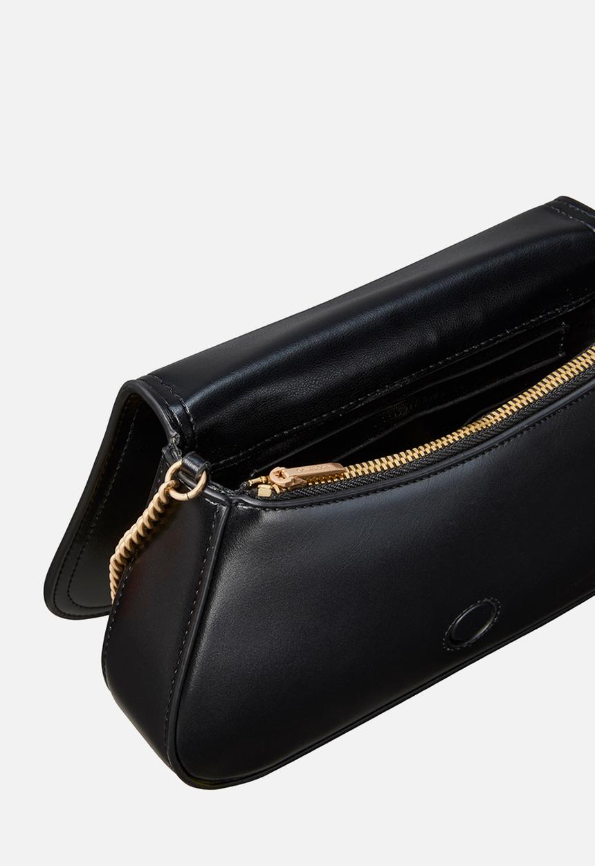 Calvin Klein - Ck curved wallet on chain - black