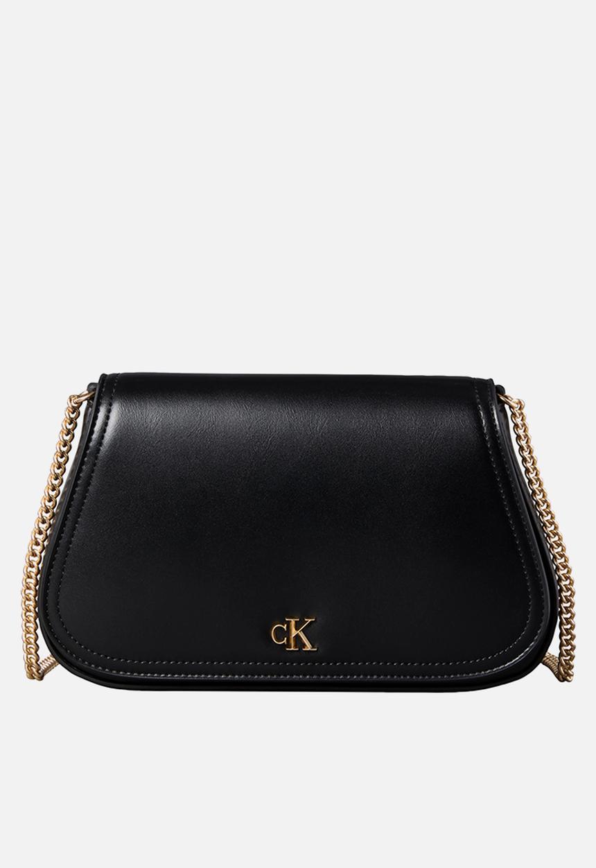 Calvin Klein - Ck curved wallet on chain - black